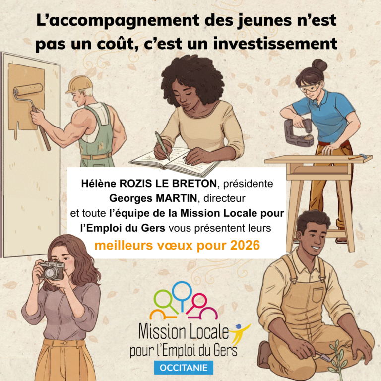 Carte de vœux pour l'année 2026